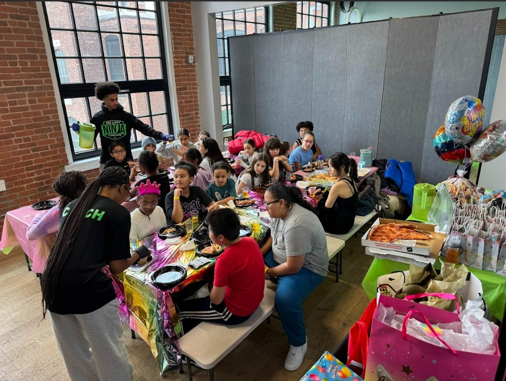 Kids birthday party at the venue