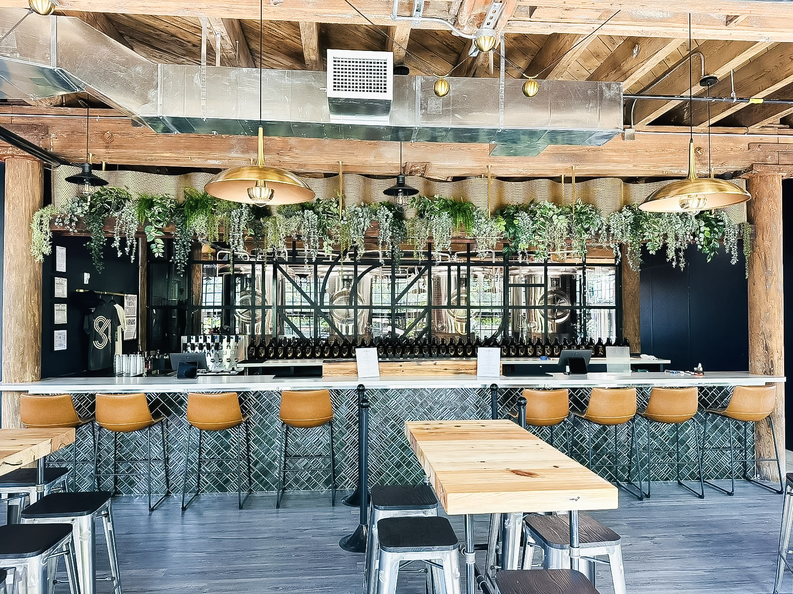 Simple Motive Brewing bar area in daylight